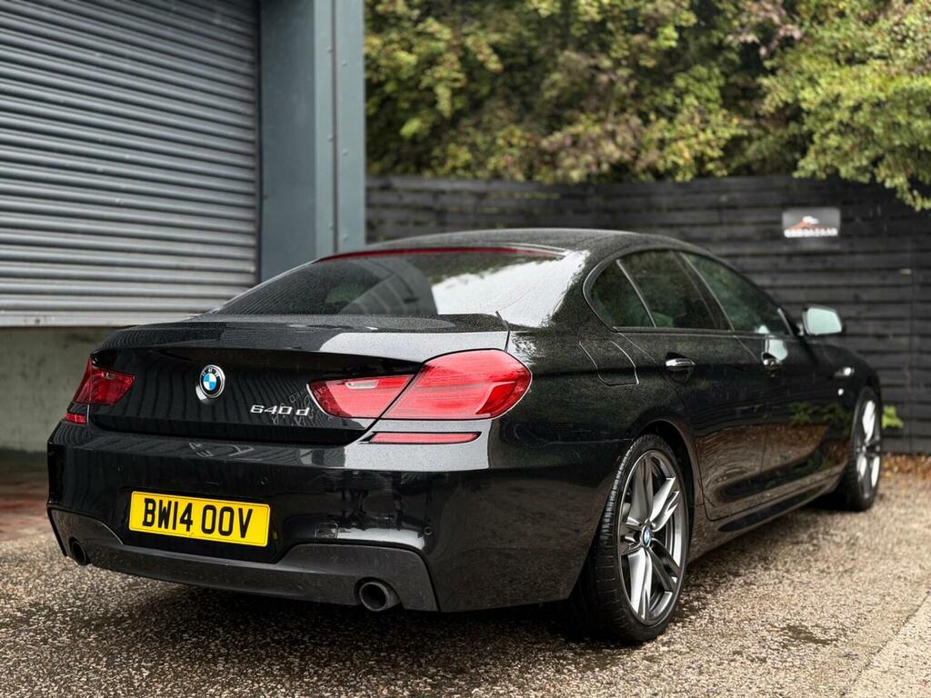 BMW 6 Series Gran Coupe Saloon Black #17