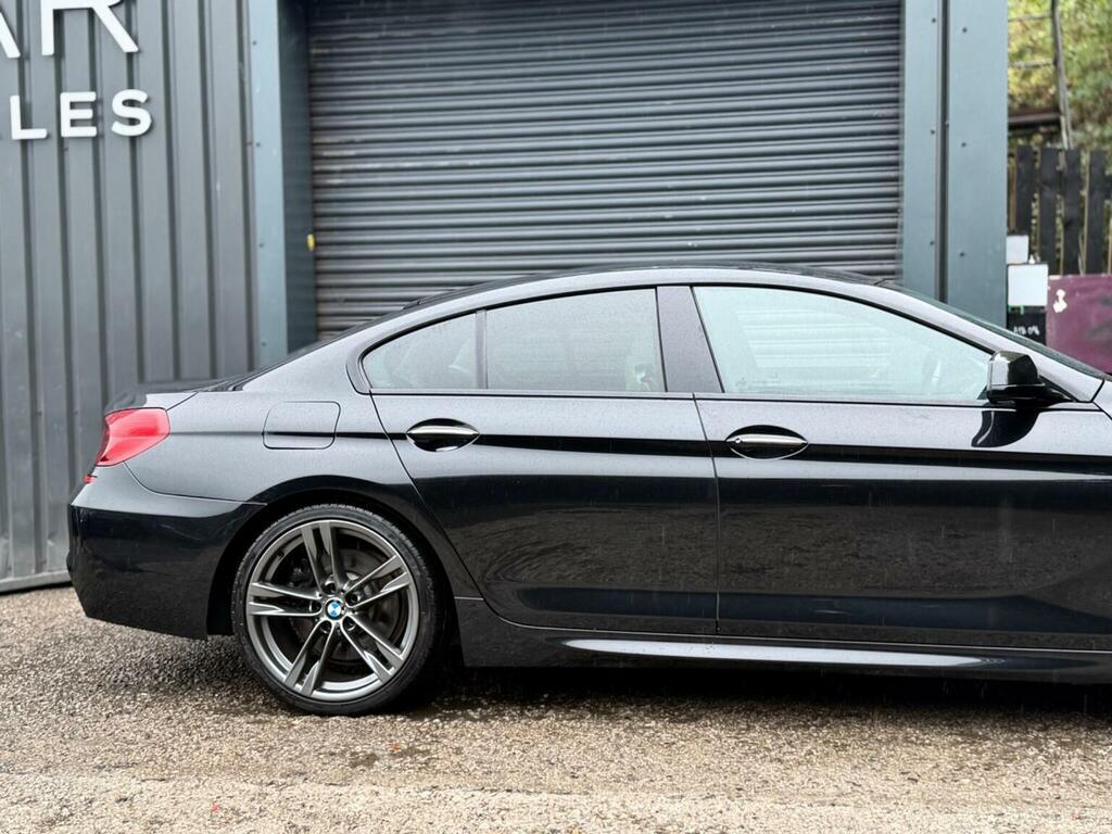BMW 6 Series Gran Coupe Saloon Black #13