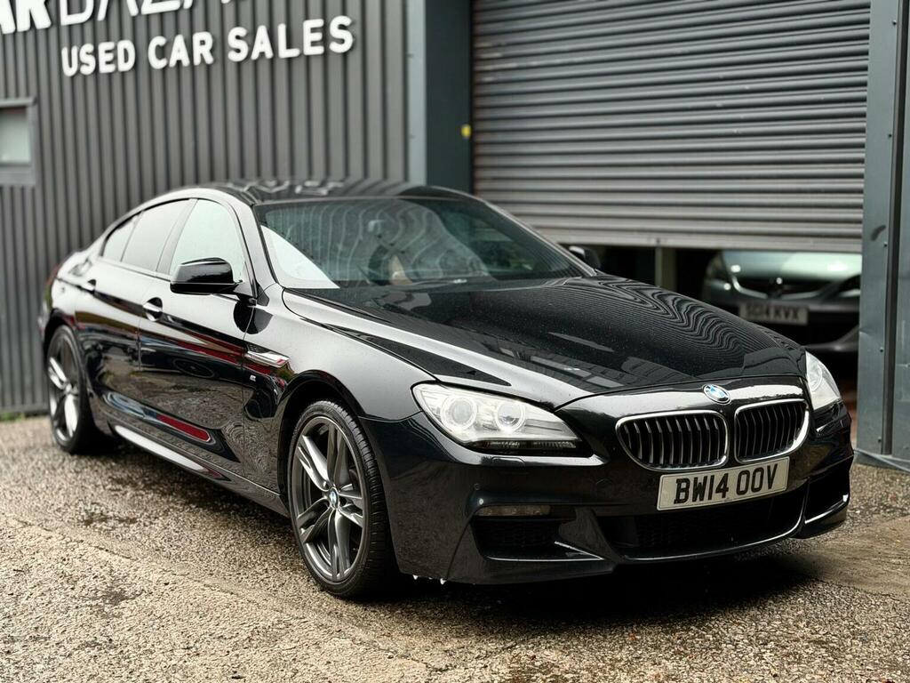 BMW 6 Series Gran Coupe Saloon Black #15