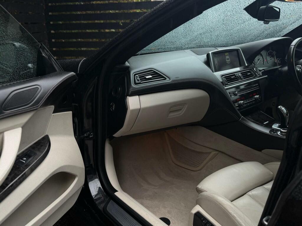 BMW 6 Series Gran Coupe Saloon Black #39