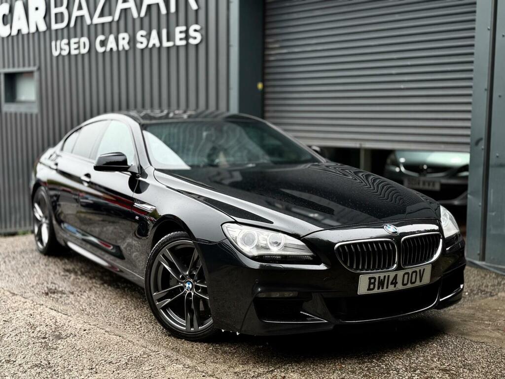 BMW 6 Series Gran Coupe Saloon Black #62