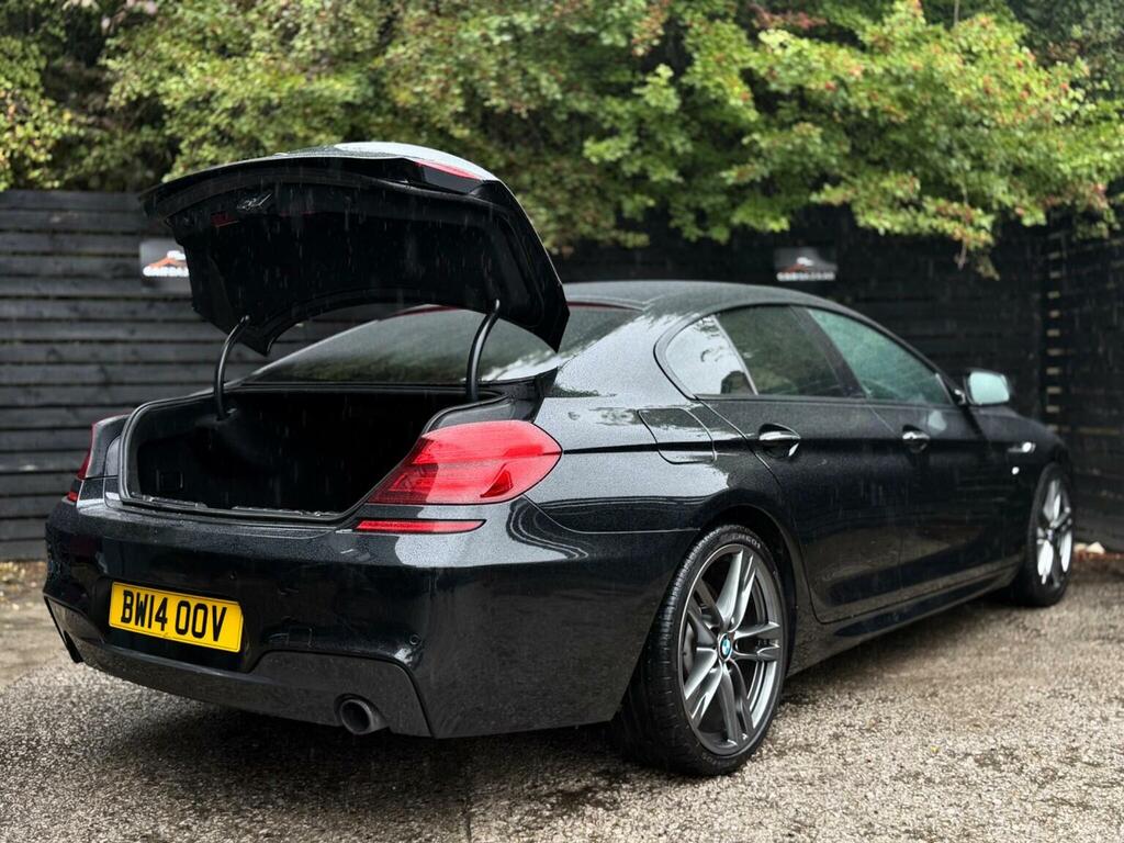 BMW 6 Series Gran Coupe Saloon Black #20