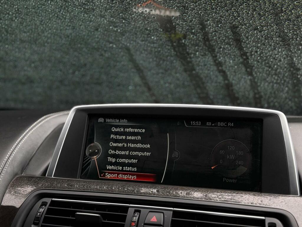 BMW 6 Series Gran Coupe Saloon Black #56