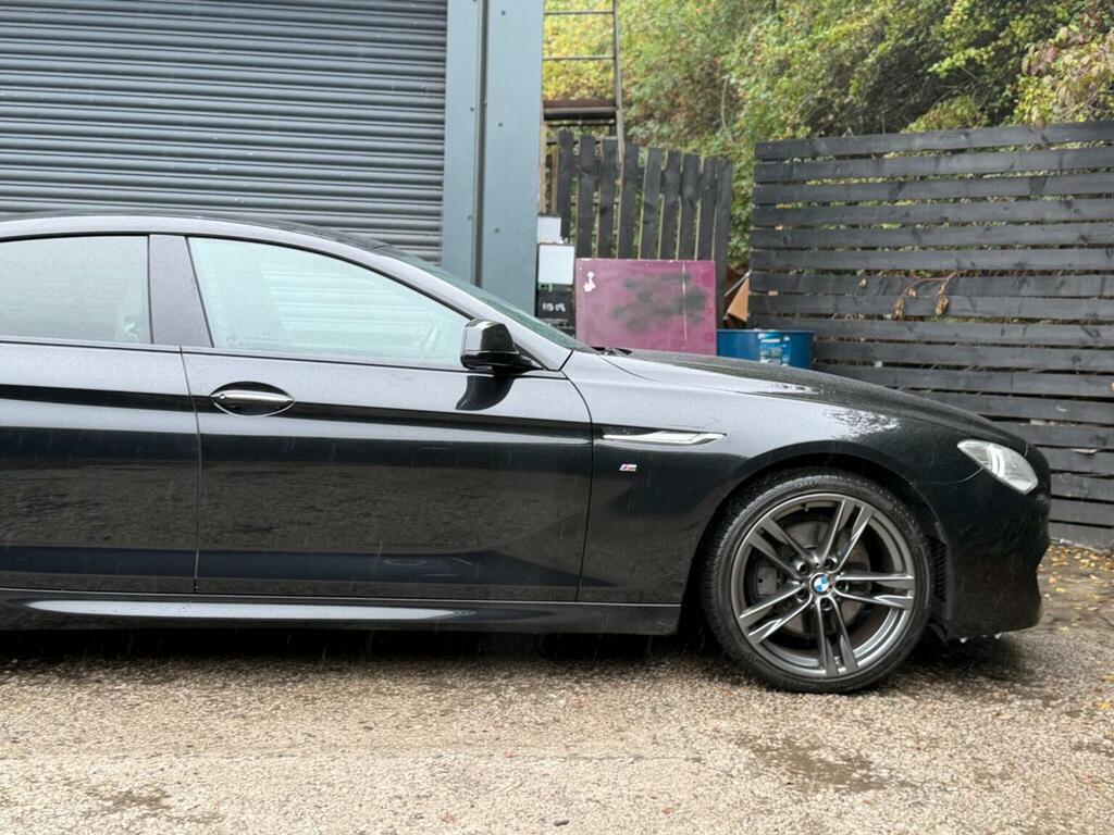 BMW 6 Series Gran Coupe Saloon Black #14