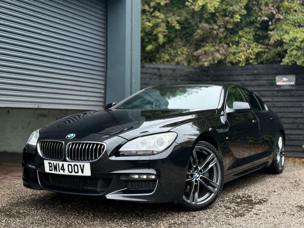 BMW 6 Series Gran Coupe Saloon Black #63