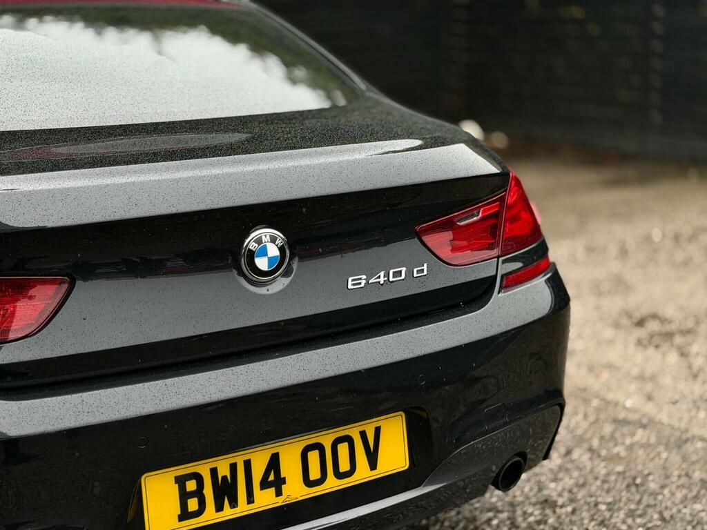BMW 6 Series Gran Coupe Saloon Black #24