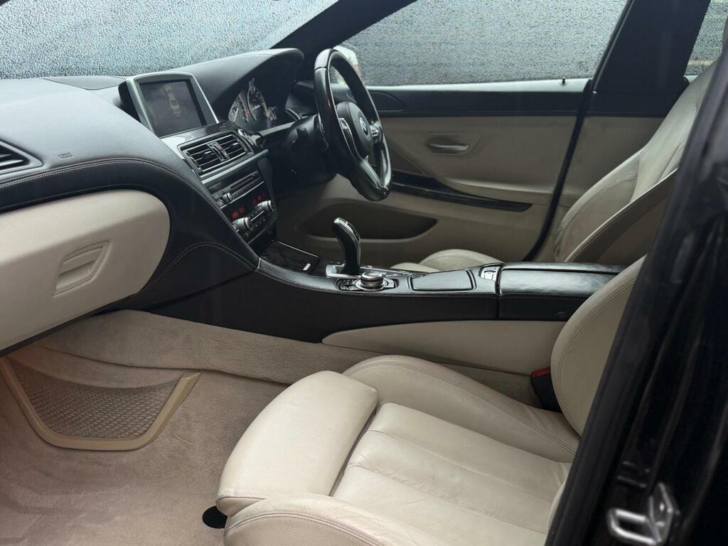 BMW 6 Series Gran Coupe Saloon Black #9