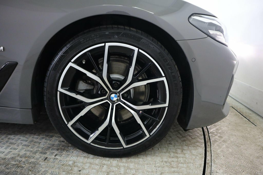 BMW 5 Series White #23