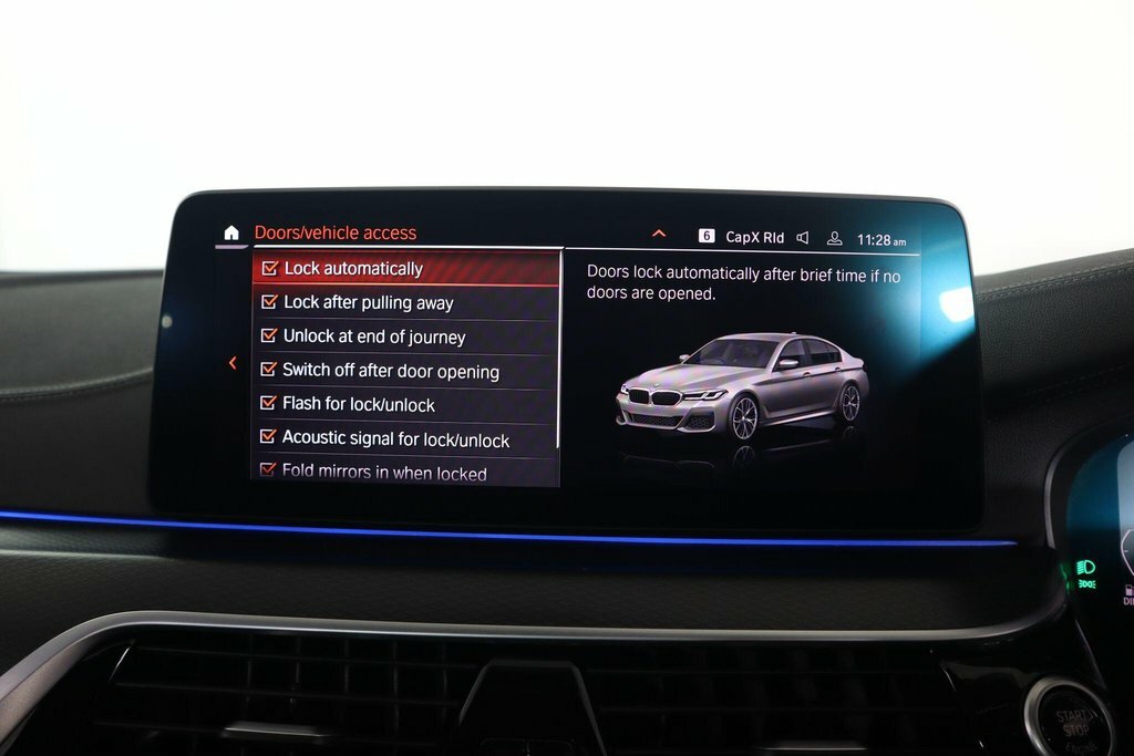 BMW 5 Series White #44