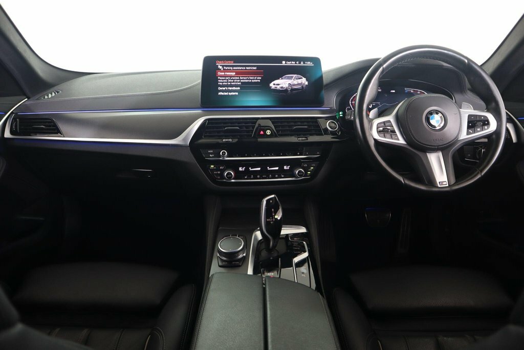 BMW 5 Series White #9