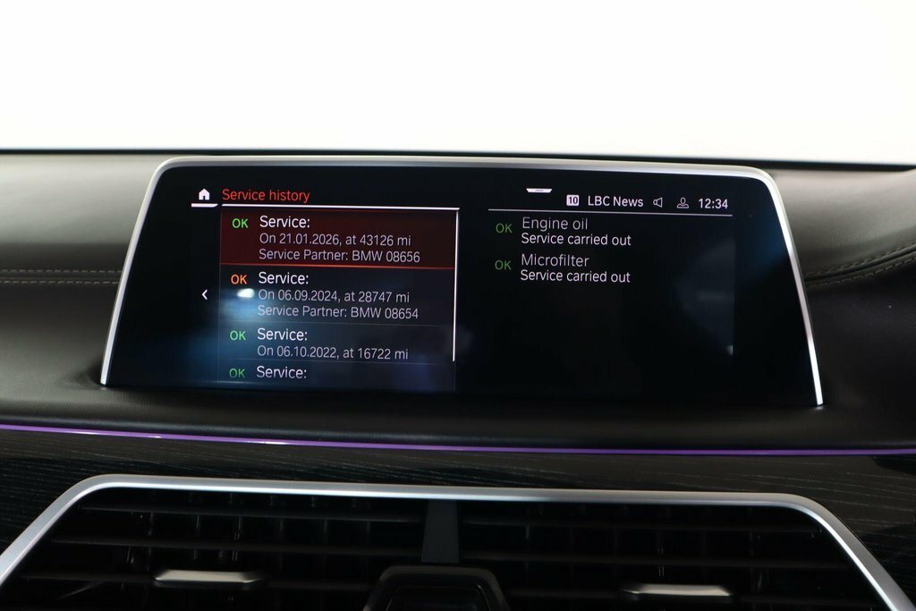 BMW 7 Series 740Li M Sport Blue #43