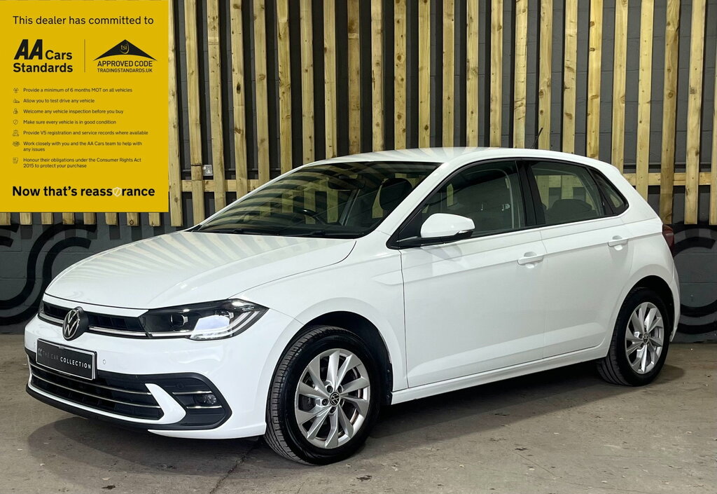 Volkswagen Polo 1.0 Tsi Style Hatchback Euro 6 White #3