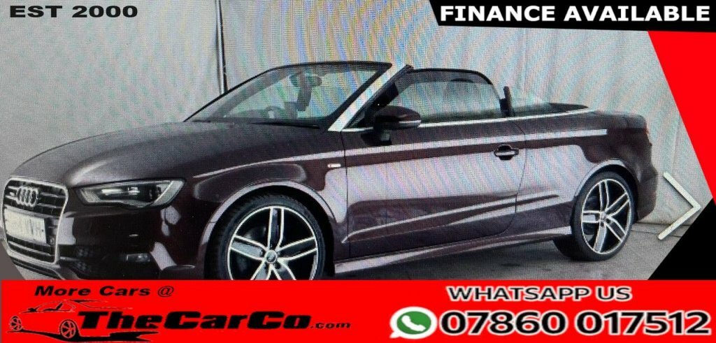 Audi A3 Cabriolet Convertible Red