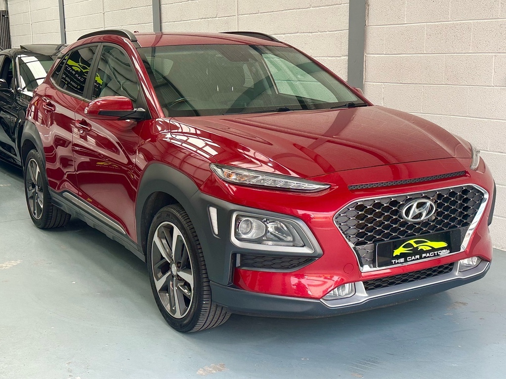 Hyundai Kona T-gdi Blue Drive Premium Suv 1.0 Red #4