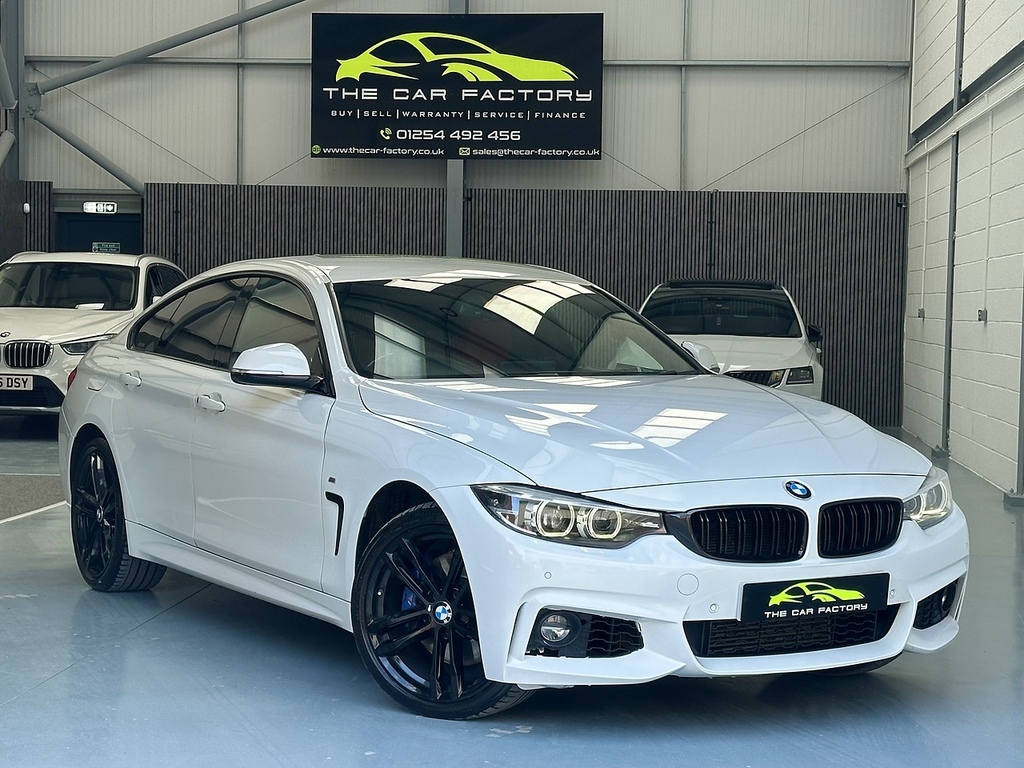 BMW 4 Series Gran Coupe 420D M Sport Hatchback 2.0 White