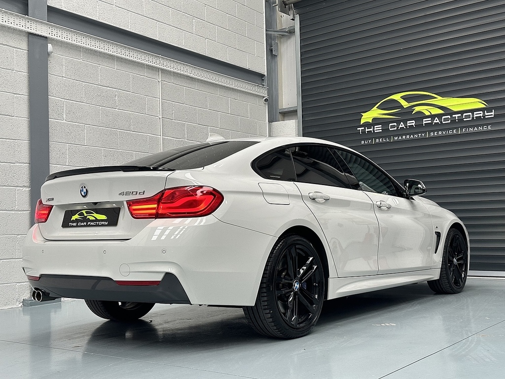 BMW 4 Series Gran Coupe 420D M Sport Hatchback 2.0 White #2