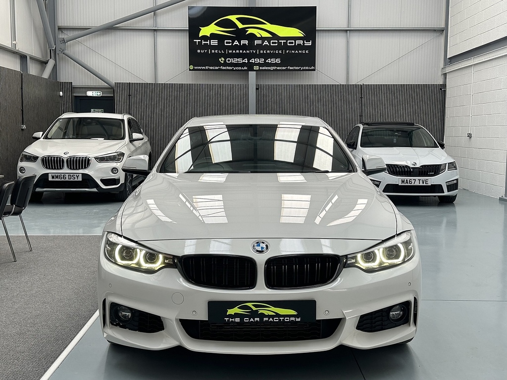 BMW 4 Series Gran Coupe 420D M Sport Hatchback 2.0 White #5