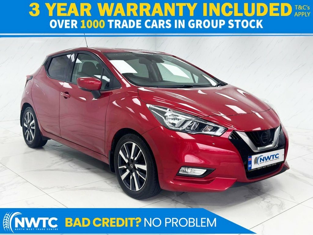 Nissan Micra 0.9L N-connecta Red