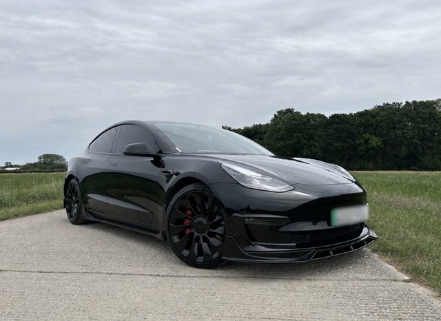 Tesla Model 3 Standard Range Plus Saloon Rwd ML22FFW Black #3