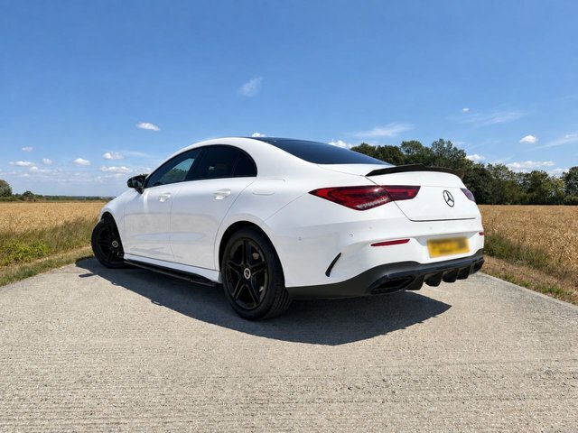 Mercedes-Benz CLA Class 1.3 Cla180 Amg Line Premium Coupe 7G- White #2