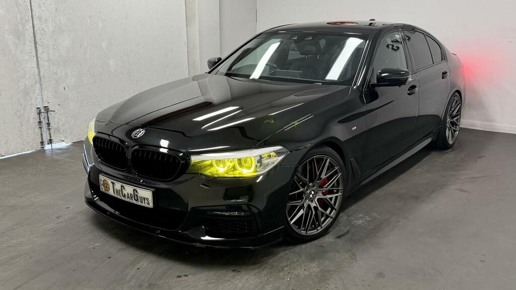 BMW 5 Series Black #8