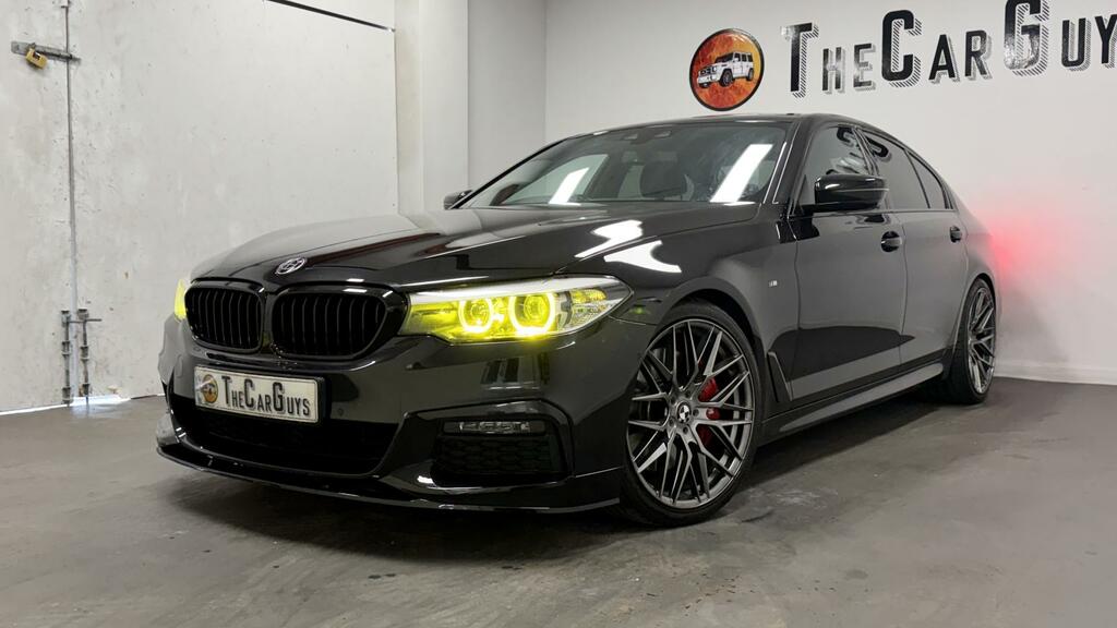 BMW 5 Series Black #7