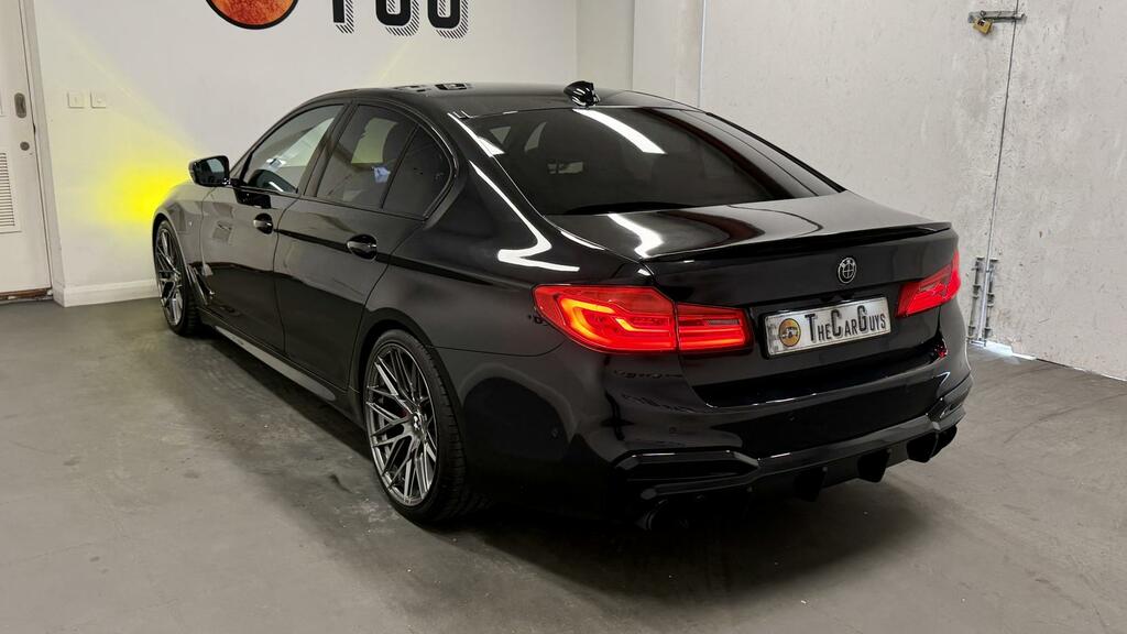 BMW 5 Series Black #10