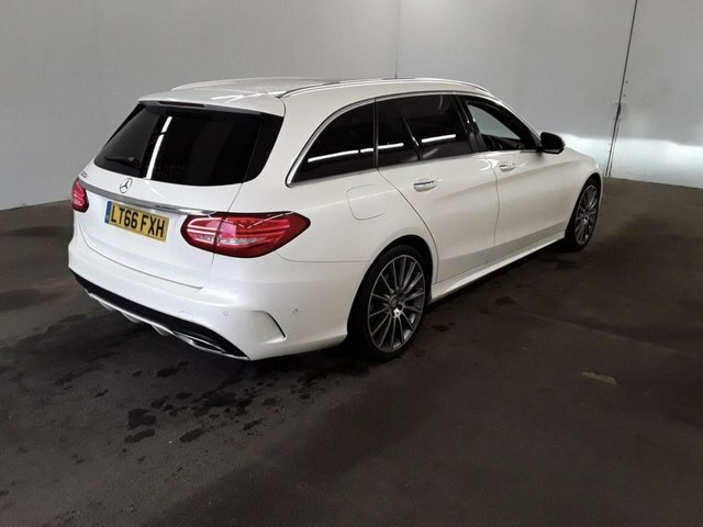 Mercedes-Benz C Class 2.1 C250d Amg Line Premium Plus Estate Diese White #2
