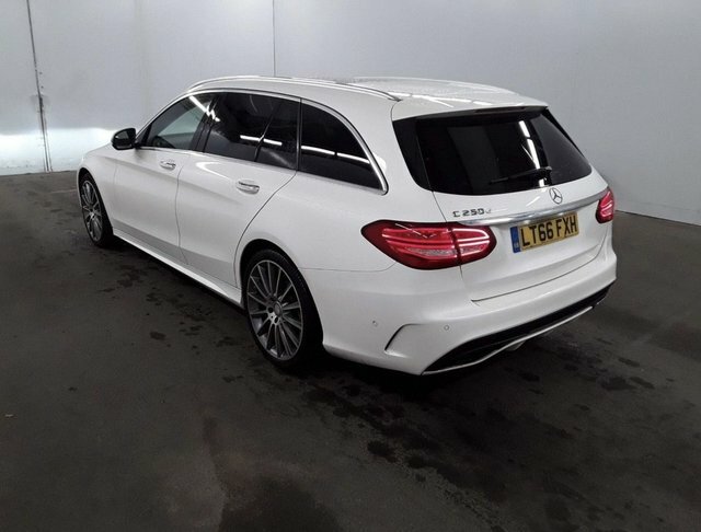 Mercedes-Benz C Class 2.1 C250d Amg Line Premium Plus Estate Diese White #5