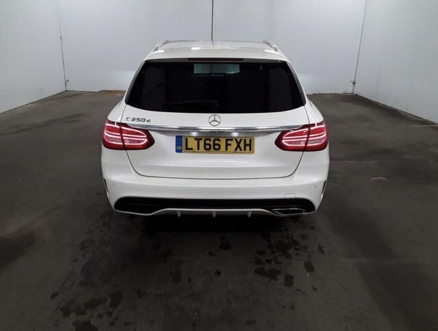 Mercedes-Benz C Class 2.1 C250d Amg Line Premium Plus Estate Diese White #4