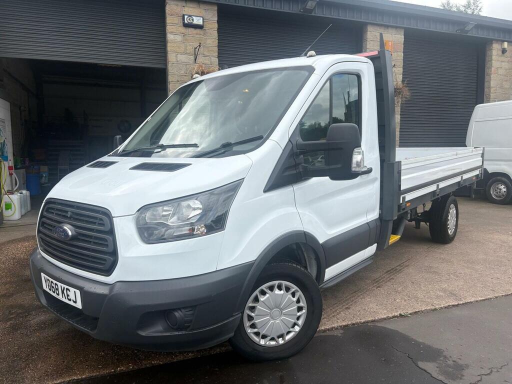 Ford Transit Custom Dropside 2.0 350 Ecoblue Fwd L3 H1 Euro 6 201 White