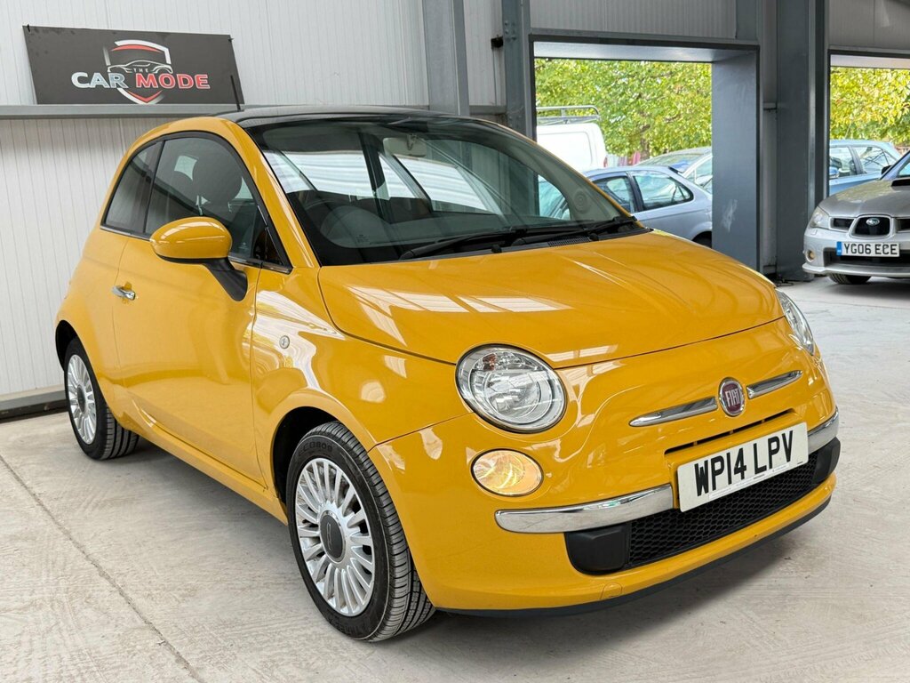 Fiat 500 1.2 Lounge Euro 6 Ss Yellow