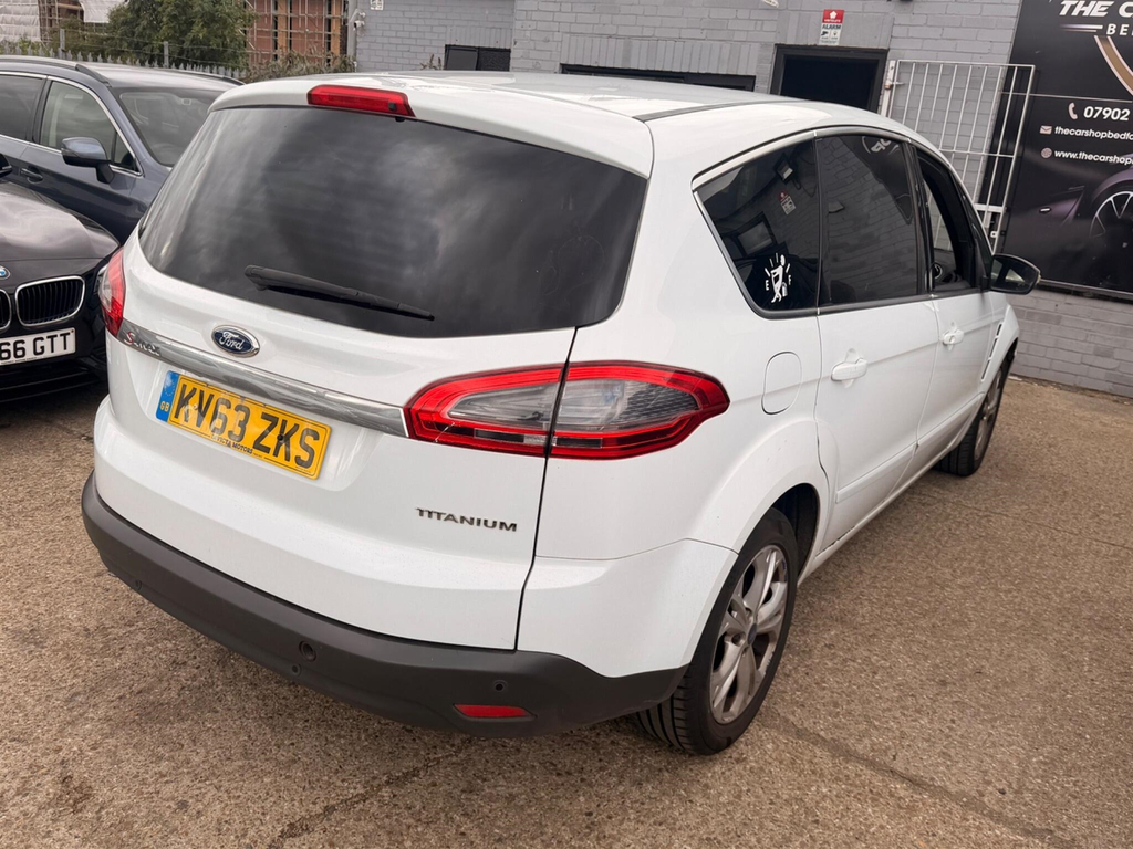 Ford S-Max 2.0 Tdci Titanium Powershift Euro 5 White #4
