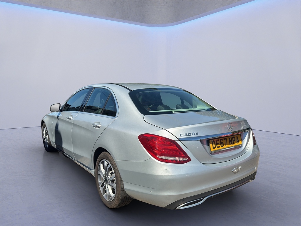 Mercedes-Benz C Class C200d Sport Silver #5