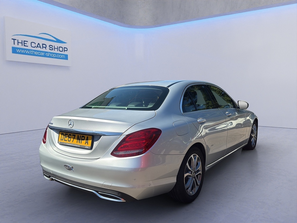 Mercedes-Benz C Class C200d Sport Silver #6