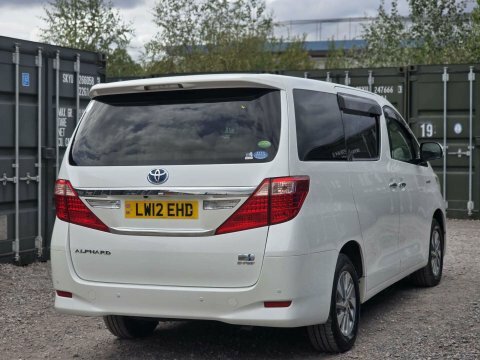 Toyota Alphard Hybridlowmiles7seater White #5