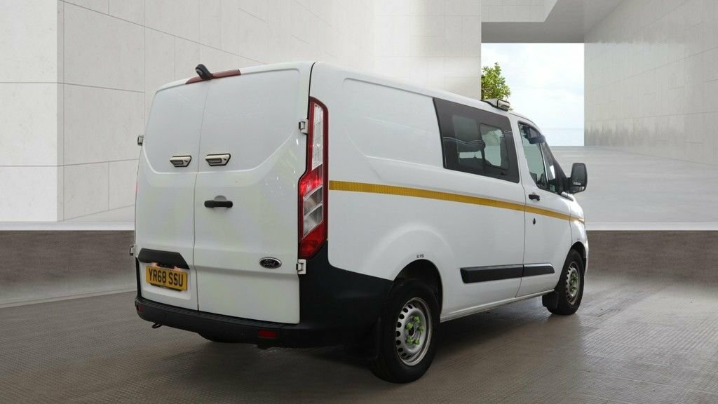 Ford Transit Custom Crew Van Double Cab L1 H1 Tdci 320 With Air Condit YR68SSU #4
