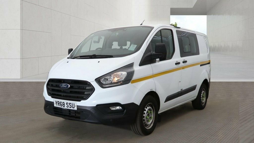 Ford Transit Custom Crew Van Double Cab L1 H1 Tdci 320 With Air Condit YR68SSU #2