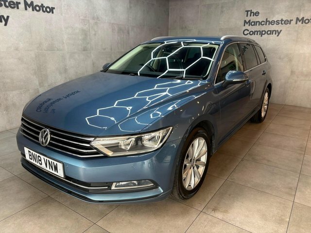 Volkswagen Passat 2018 1.6 Tdi Se Business Dsg Euro 6 Ss Blue