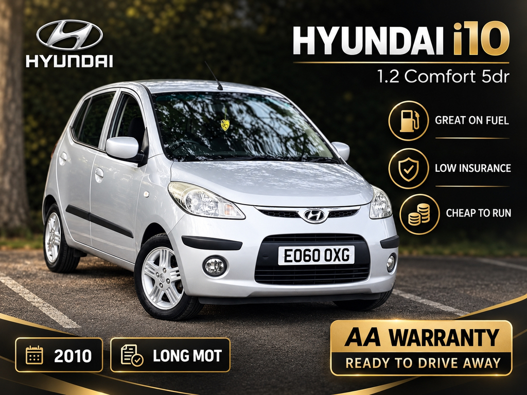 Hyundai I10 1.2 Comfort Silver