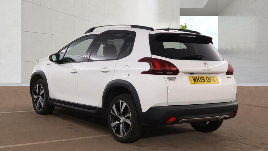 Peugeot 2008 1.2 Puretech Gpf Gt Line Euro 6 Ss White #5