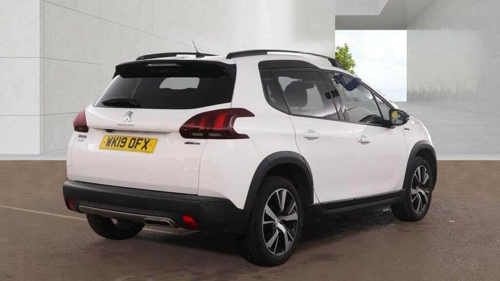Peugeot 2008 1.2 Puretech Gpf Gt Line Euro 6 Ss White #6