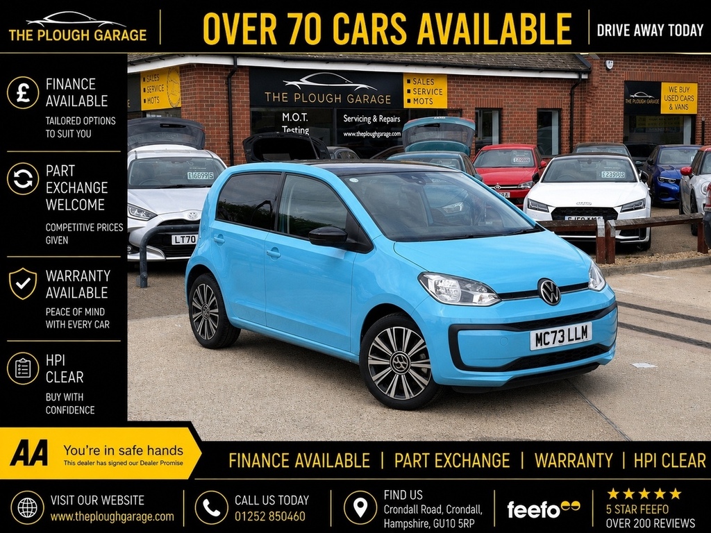 Volkswagen Up 1.0 Black Edition Hatchback Euro Blue