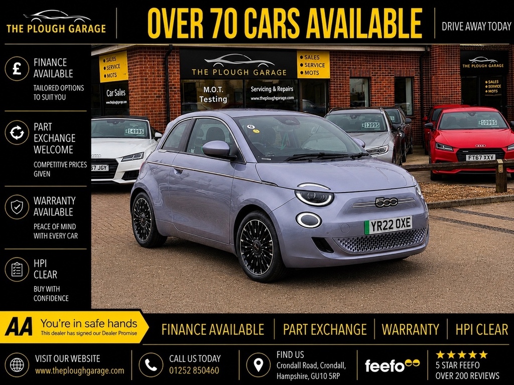 Fiat 500E 42Kwh La Prima Hatchback 118 Ps Grey