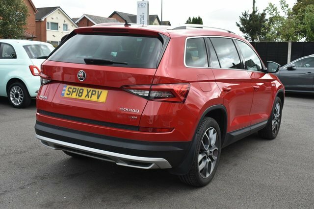 Skoda Kodiaq Tsi Act Scout Suv Red #4
