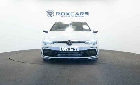 Volkswagen Golf Hatchback LO70YRY White #2