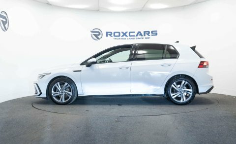 Volkswagen Golf Hatchback LO70YRY White #4