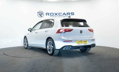 Volkswagen Golf Hatchback LO70YRY White #5