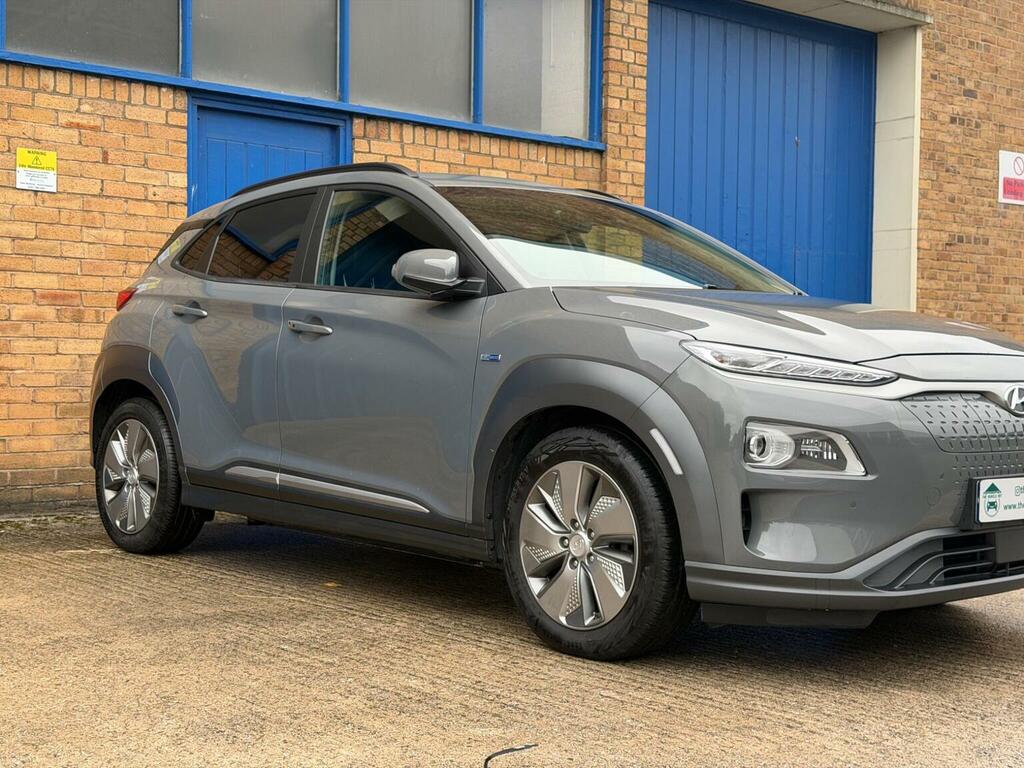Hyundai Kona Suv 64Kwh Premium Se 7Kw Charger 2020 Grey #5