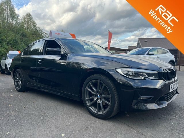 BMW 3 Series 2.0 318D Sport Saloon Euro 6 S S Black